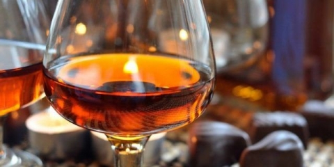 Domaći konjak na suvim šljivama